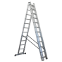 Aluminium Extension Combination Ladder 3x12 EN 131 Sealey Part No. ACL312