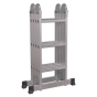 Aluminium Folding Platform Ladder 4-Way EN 131 Sealey Part No. AFPL1