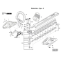 Bosch AHS 55-20 LI Trimmer Parts