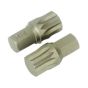 Spline Bit M14 x 30mm Pack of 2 Sealey Part No. AK5532