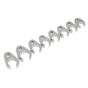 Crow's Foot Spanner Set 8pc 1/2"Sq Drive Metric Sealey Part No. AK5981