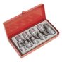 Hex Socket Bit Set 9pc 1/2"Sq Drive Sealey Part No. AK620