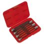 Ball-End Hex Socket Bit Set 7pc 3/8"Sq Drive 150mm Metric Sealey Part No. AK62257