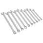 Combination Spanner Set 10pc Extra-Long Metric Sealey Part No. AK6310