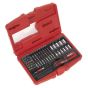 Fine Tooth Ratchet Screwdriver & Accessory Set 51pc Sealey Part No. AK64903