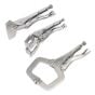 'C' Clamp & Welding Clamp Set 3pc Sealey Part No. AK67