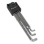 Hex Key Set 9pc Extra-Long Stubby Element Metric Sealey Part No. AK7174