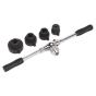 Bi-Directional Ratchet Tap & Die Holder Set 6pc Sealey Part No. AK726BD