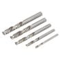 Left Hand Spiral Drill Bit Set 5pc Sealey Part No. AK8189