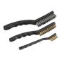 Wire Brush Set Auto Engineer's 3pc Sealey Part No. AK9801