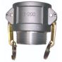 1/2" Type B Aluminium Camlock X BSPT Male Coupling