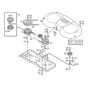 Blade Drive  for Stihl/ Viking AMM 442 Ride on Mowers