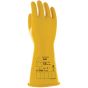 Electrical Insulating Gloves Rubber Latex Low Voltage Flared Cuff Yellow L