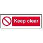 Keep Clear S/Adhesive