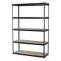 Racking Unit w/ 5 Shelves 220kg Capacity Per Level