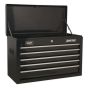 Topchest 5 Drawer with Ball Bearing Slides - Black Sealey Part No. AP225B