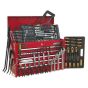 Topchest 5 Drawer with Ball Bearing Slides - Red & 230pc Tool Kit Sealey Part No. AP225COMBO