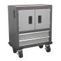 Mobile Cabinet 2 Drawer & 2 Door Cupboard Sealey Part No. AP22DFC