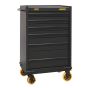 Rollcab 6 Drawer with Ball Bearing Slides - Carbon Fibre Effect Ltd Edition