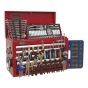 Topchest 5 Drawer with Ball Bearing Slides - Red & 138pc Tool Kit Sealey Part No. AP33059COMBO