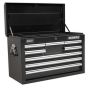 Topchest 8 Drawer with Ball Bearing Slides - Black Sealey Part No. AP33089B