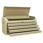 Topchest 4 Drawer Wide Retro Style - Cream Sealey Part No. AP41104