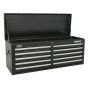 Topchest 10 Drawer with Ball Bearing Slides - Black Sealey Part No. AP5210TB