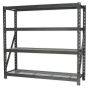 Heavy-Duty Racking Unit with 4 Mesh Shelves 640kg Capacity Per Level 1955mm Sealey Part No. AP6572