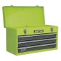 Tool Chest 3 Drawer Portable with Ball Bearing Slides - Hi-Vis Green Sealey Part No. AP9243BBHV