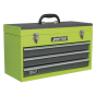 Tool Chest 3 Drawer Portable with Ball Bearing Slides - Hi-Vis Green Sealey Part No. AP9243BBHV