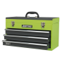 Tool Chest 3 Drawer Portable with Ball Bearing Slides - Hi-Vis Green Sealey Part No. AP9243BBHV