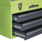 Tool Chest 3 Drawer Portable with Ball Bearing Slides - Hi-Vis Green Sealey Part No. AP9243BBHV