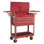 Extra Heavy-Duty Trolley 2-Level with 4 Drawers & Cantilever Trays Sealey Part No. AP930M