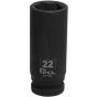 PCL 22mm A/F, D/Impact Socket, 1/2" Drive - APA11/22