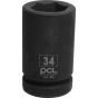 PCL 34mm A/F, D/Impact Socket, 1" Drive - APA40/34