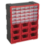 Cabinet Box 39 Drawer - Red/Black Sealey Part No. APDC39R