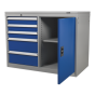 Industrial Cabinet/Workstation 5 Drawer & 1 Shelf Locker Sealey Part No. API1103B