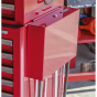 Side Cabinet for Long Handle Tools - Red Sealey Part No. APLHT