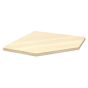 Pressed Wood Worktop for Modular Corner Cabinet 865mm Sealey Part No. APMS60PW