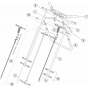 Handle and Controls Assembly-2 for Husqvarna AR25 Lawn Care Equipment