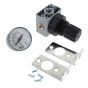 PCL Air Treatment Regulator 0-145 Psi/0-10 Bar, 1/4" Ports - ATR6