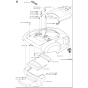 Cover Assembly for Husqvarna Automower 210C