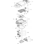 Center Consol Assembly for Husqvarna Automower 440