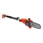 PS7525 Corded Pole Saw 25cm Bar 800 Watt 240 Volt by Black & Decker - PS7525-GB