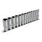 Deep Socket Set of 13 Metric 3/8in Square Drive by BlueSpot - 1542