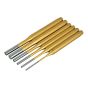 Gold Pin Punch Set of 6 by BlueSpot - 22449