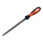 Handled Three Square Second Cut File 1-170-08-2-2 200mm (8in) by Bahco - 1-170-08-2-2