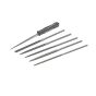 Needle Set of 6 Cut 2 Smooth 2-470-16-2-0 160mm (6.2in) by Bahco - 2-470-16-2-0