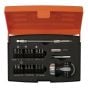 808050S-22 Stubby Ratchet Screwdriver Set of 22 by Bahco - 808050S-22