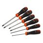 BAHCOFIT Screwdriver Set of 6 Slotted / Phillips / Pozi by Bahco - B219.026